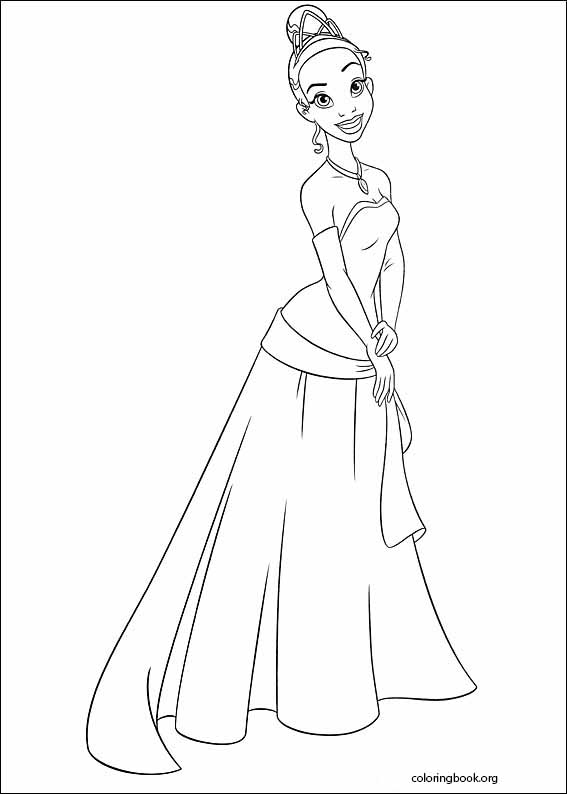 The Princess And The Frog coloring page (058)