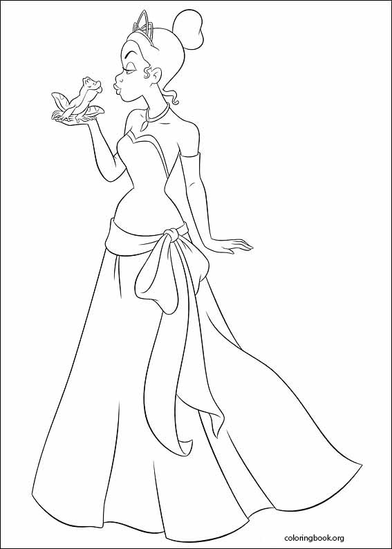 The Princess And The Frog coloring page (062)