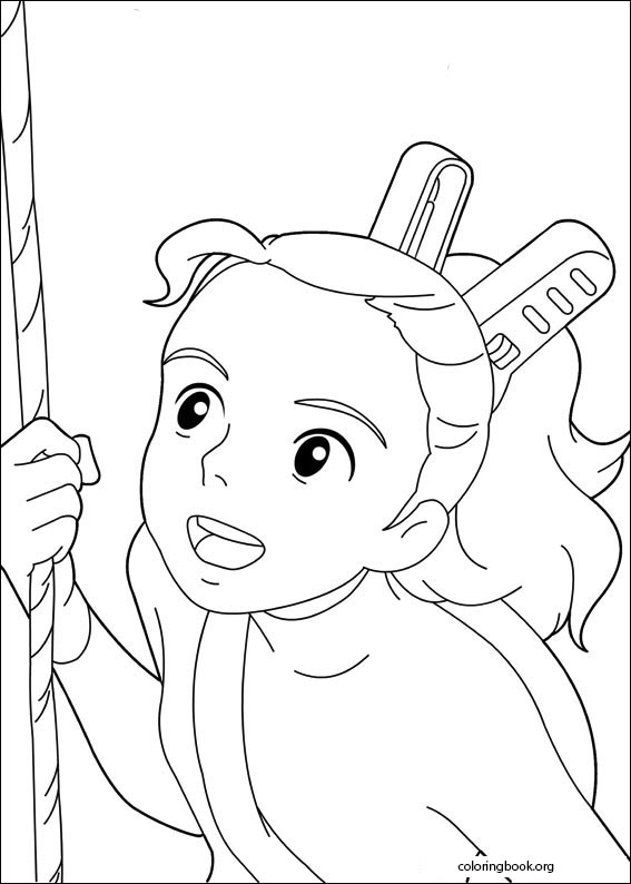 The Secret World Of Arrietty coloring page (003)