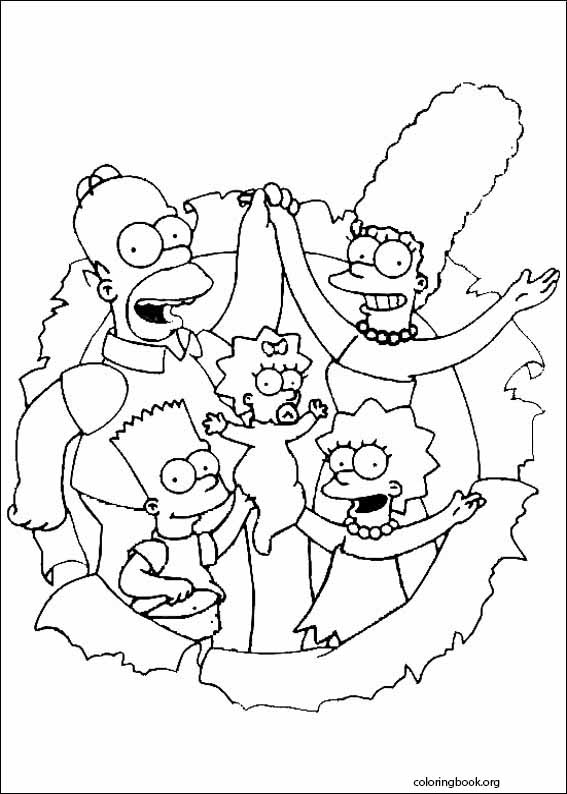 The Simpsons coloring page (002)