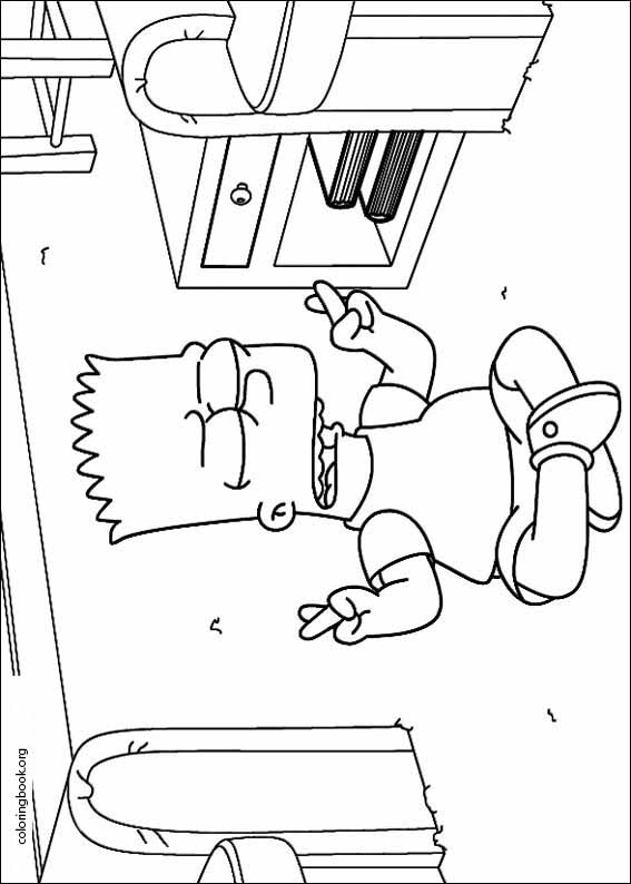 The Simpsons coloring page (010)
