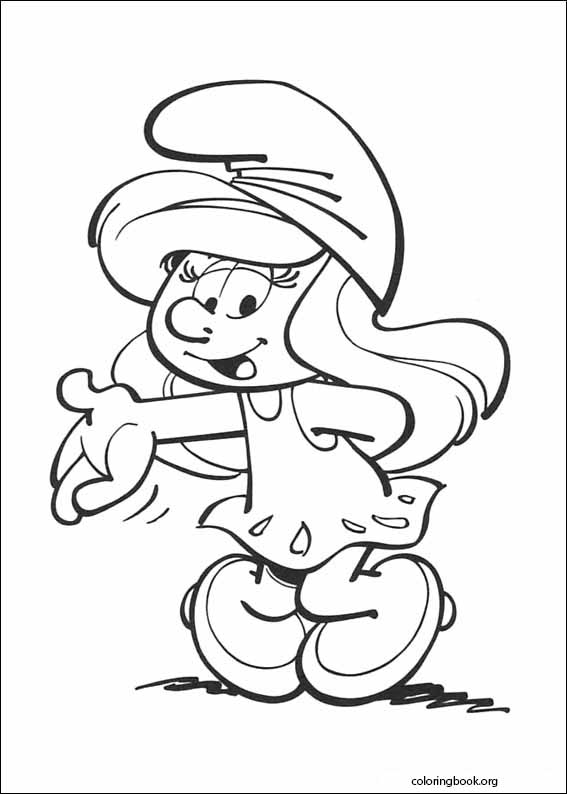 The Smurfs coloring page (009)