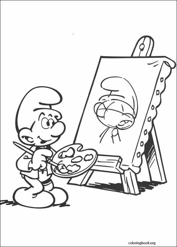 The Smurfs coloring page (019)
