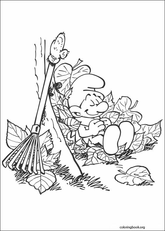 The Smurfs coloring page (022)