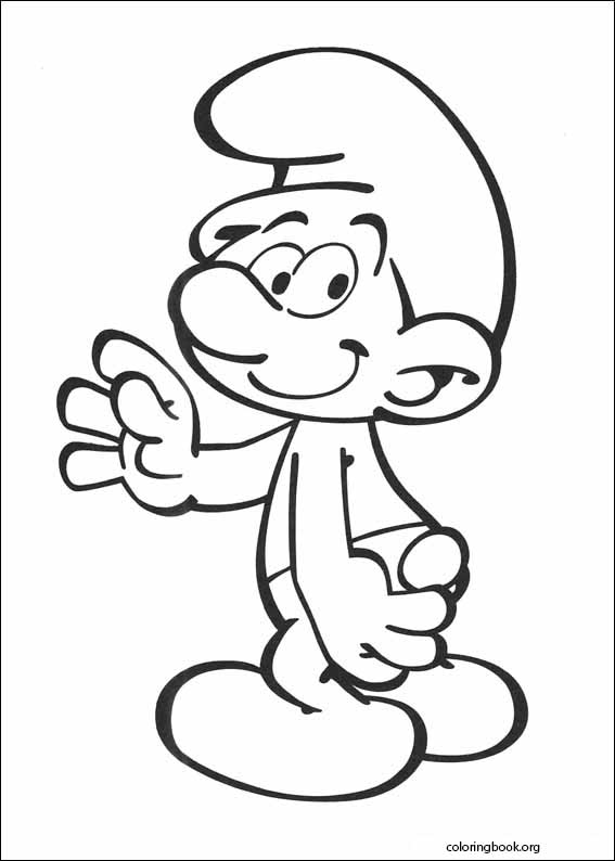 The Smurfs coloring page (024)