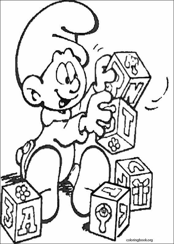 The Smurfs coloring page (027)