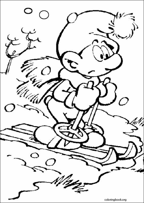 The Smurfs coloring page (028)