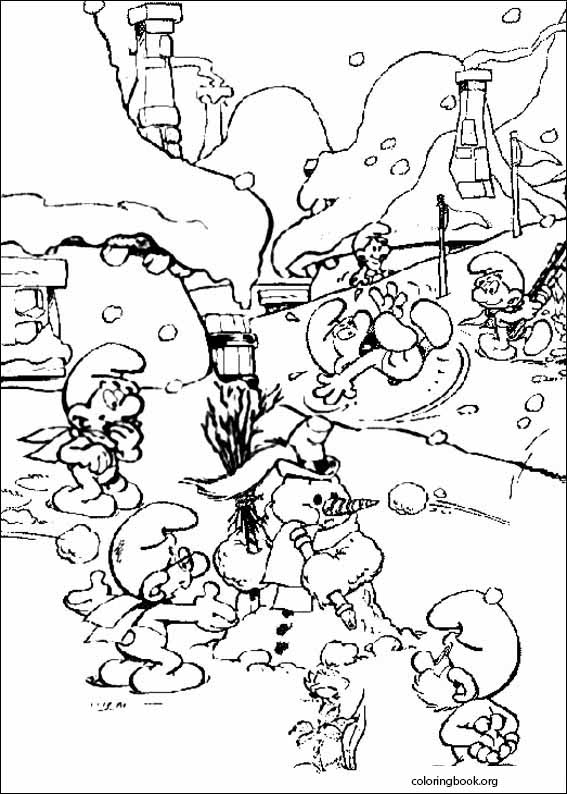 The Smurfs coloring page (031)