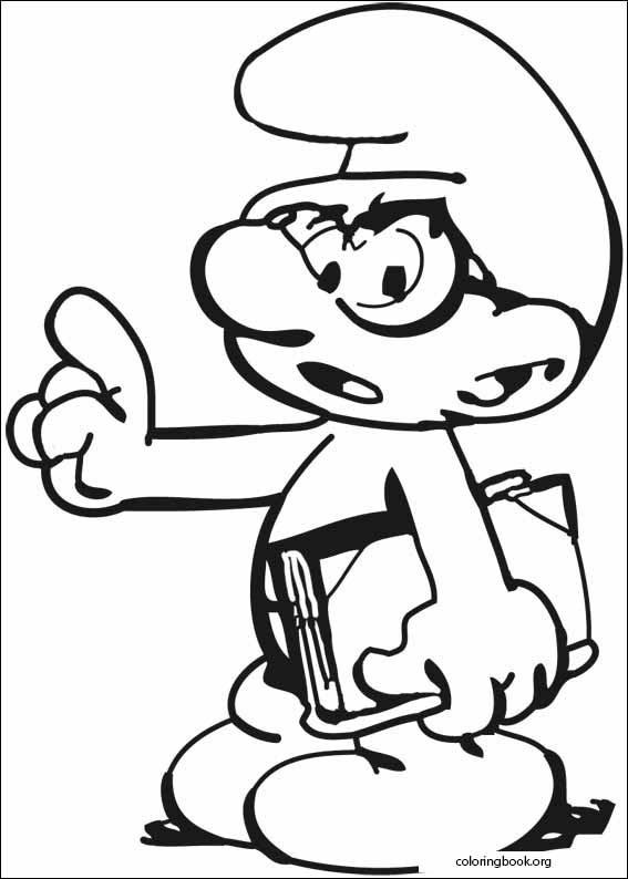 The Smurfs coloring page (038)