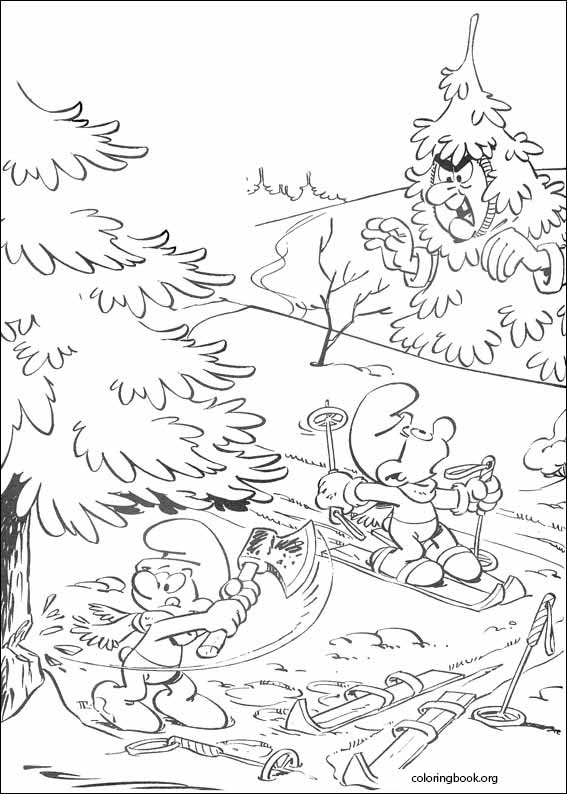 The Smurfs coloring page (041)