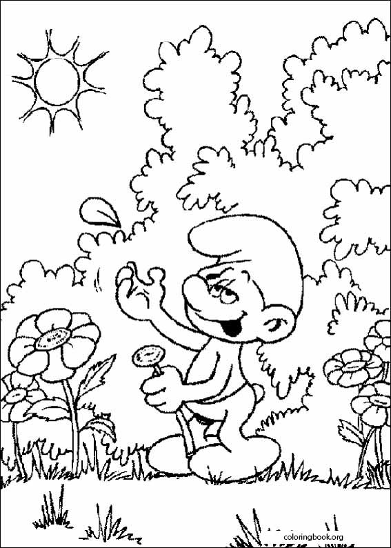 The Smurfs coloring page (044)