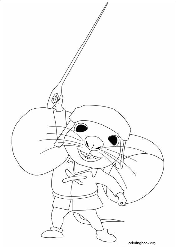 The Tale Of Despereaux coloring page (003)