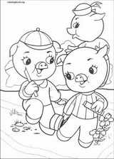 The Three Little Pigs coloring page (001)