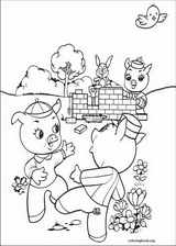 The Three Little Pigs coloring page (004)