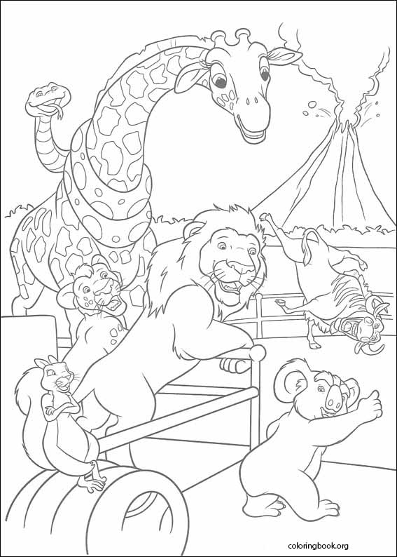 The Wild coloring page (007)