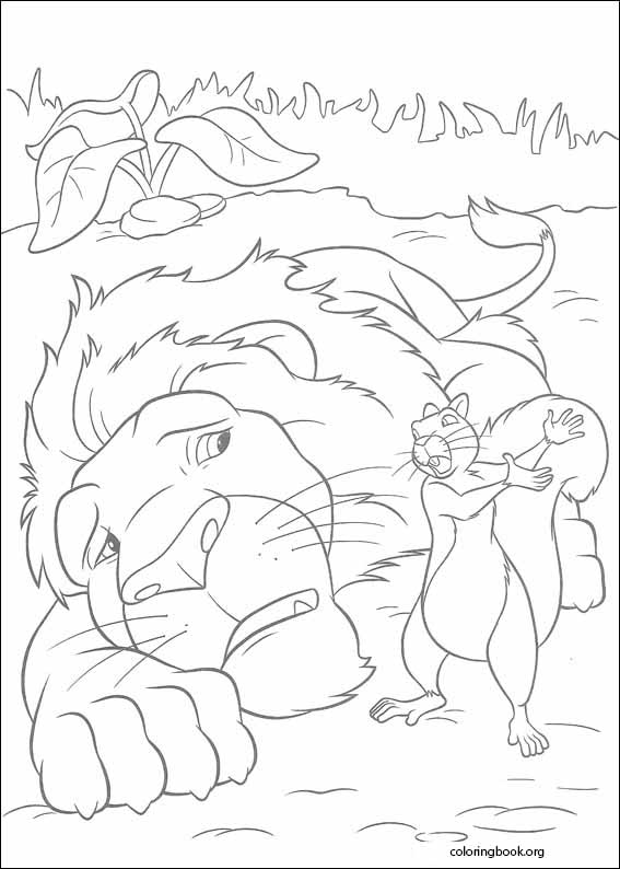 The Wild coloring page (018)