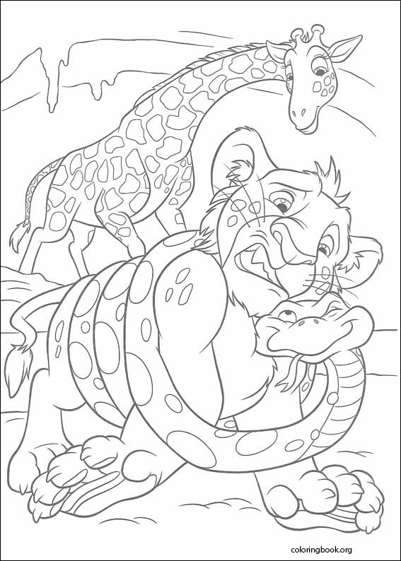 The Wild coloring page (019)