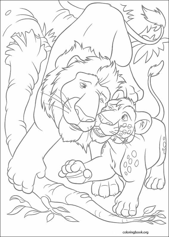 The Wild coloring page (025)
