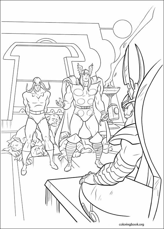 Thor coloring page (006)
