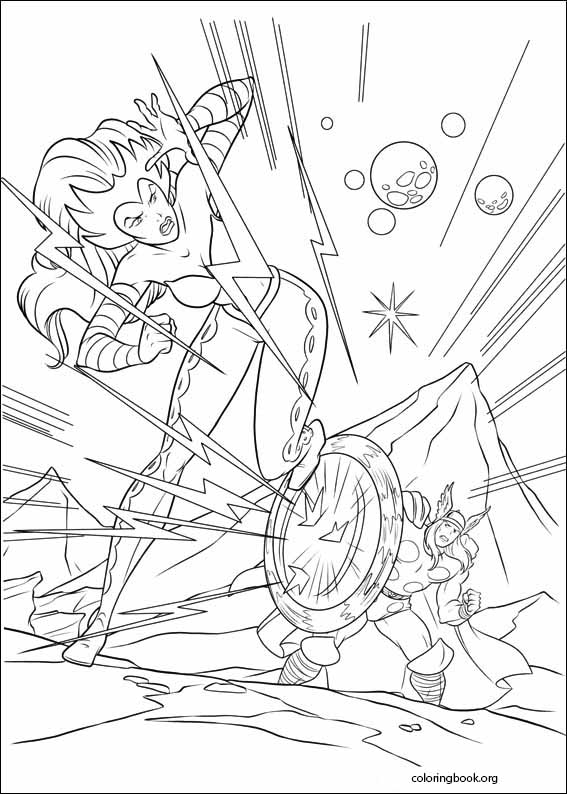 Thor coloring page (010)