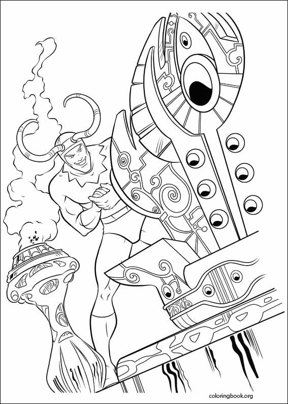 Thor coloring page (013)