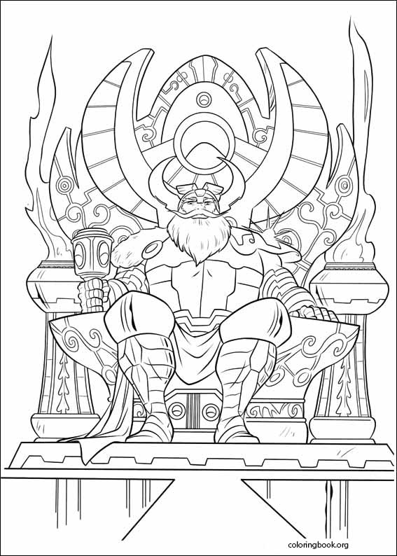 Thor coloring page (017)