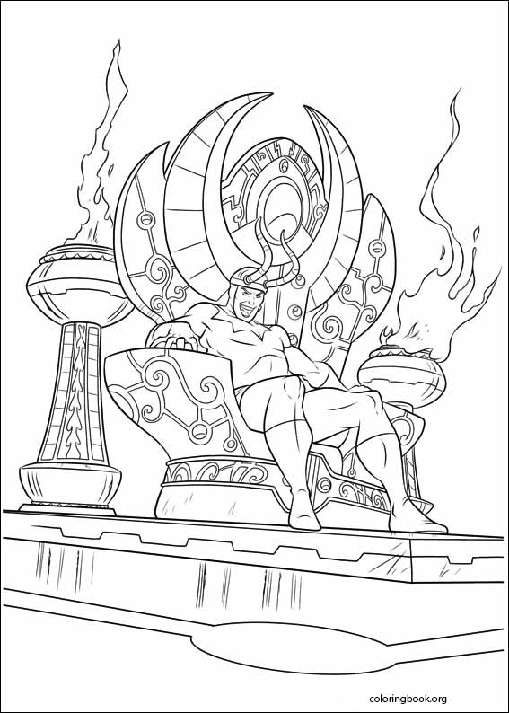 Thor coloring page (018)