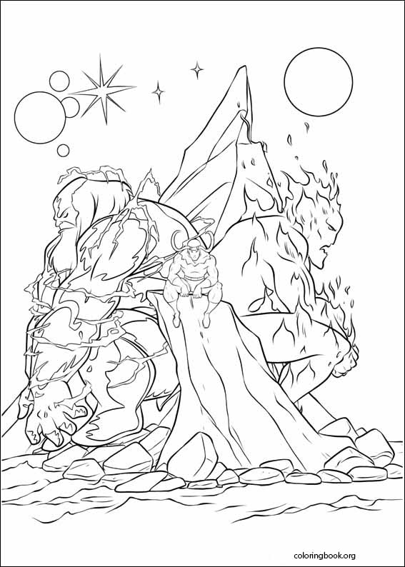 Thor coloring page (020)
