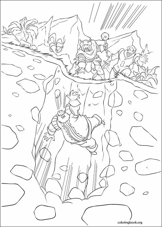 Thor coloring page (030)