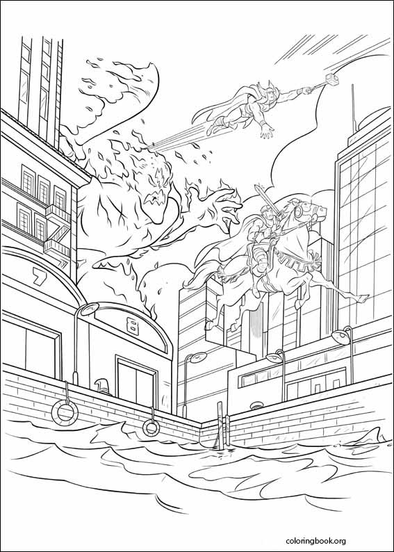 Thor coloring page (031)