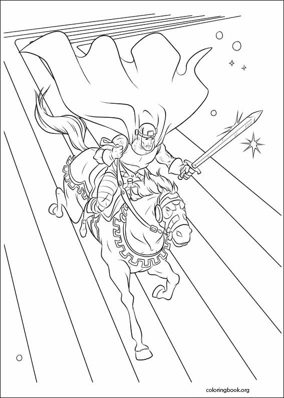 Thor coloring page (033)