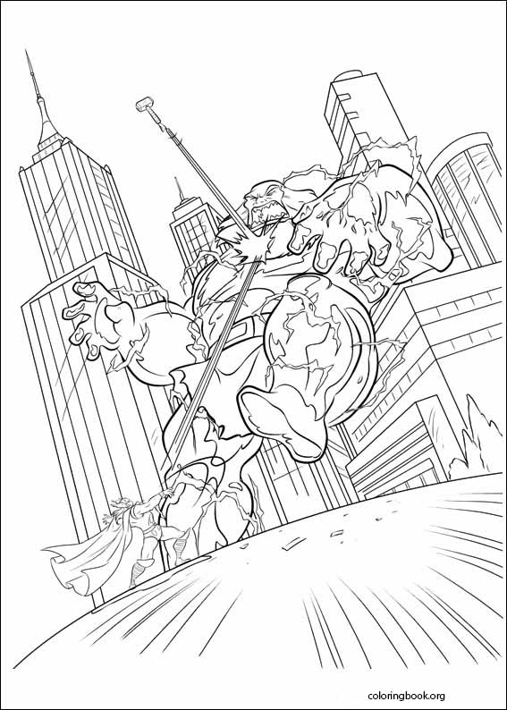 Thor coloring page (034)