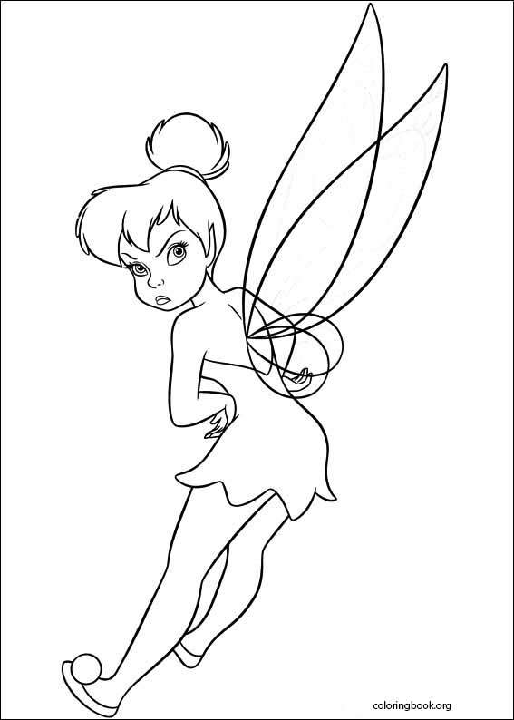 Tinker Bell coloring page (001)