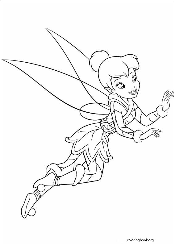 Tinker Bell coloring page (012)