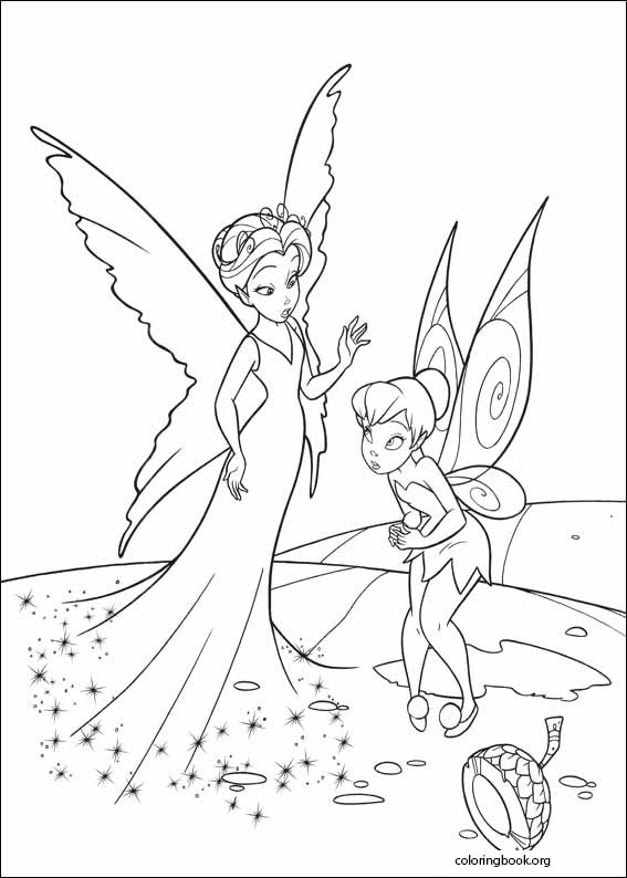 Tinker Bell coloring page (026)