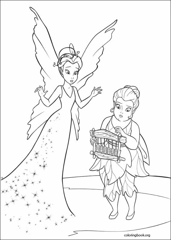 Tinker Bell coloring page (027)