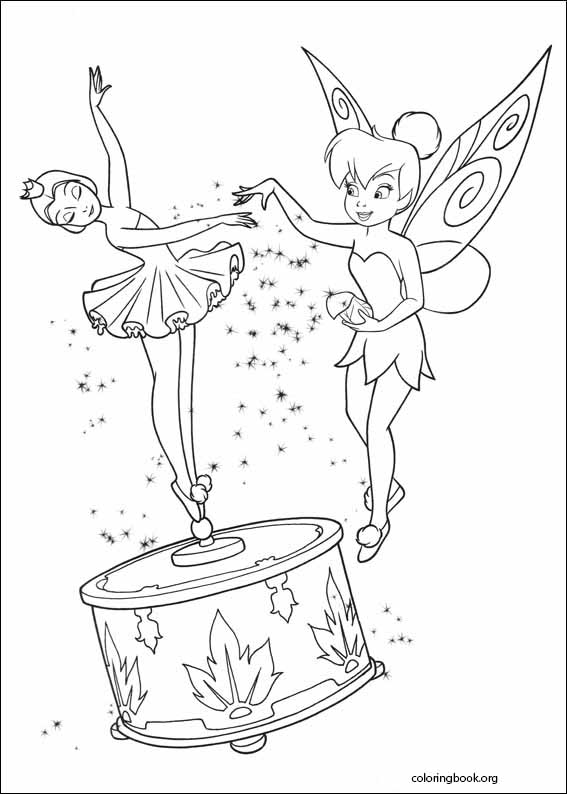 Tinker Bell coloring page (028)