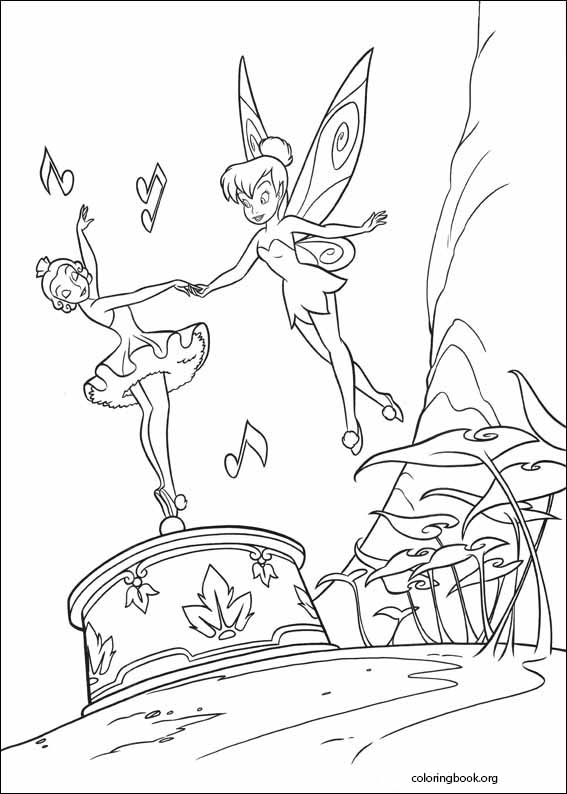Tinker Bell coloring page (034)