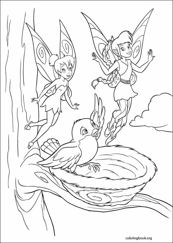 Tinker Bell coloring page (046)