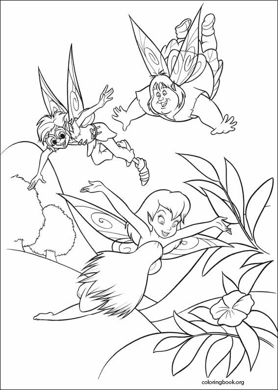 Tinker Bell coloring page (061)