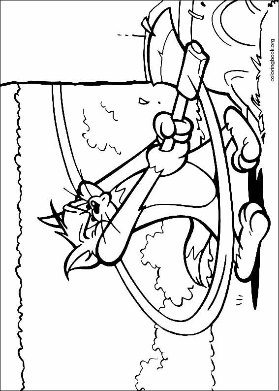 Tom And Jerry coloring page (019)