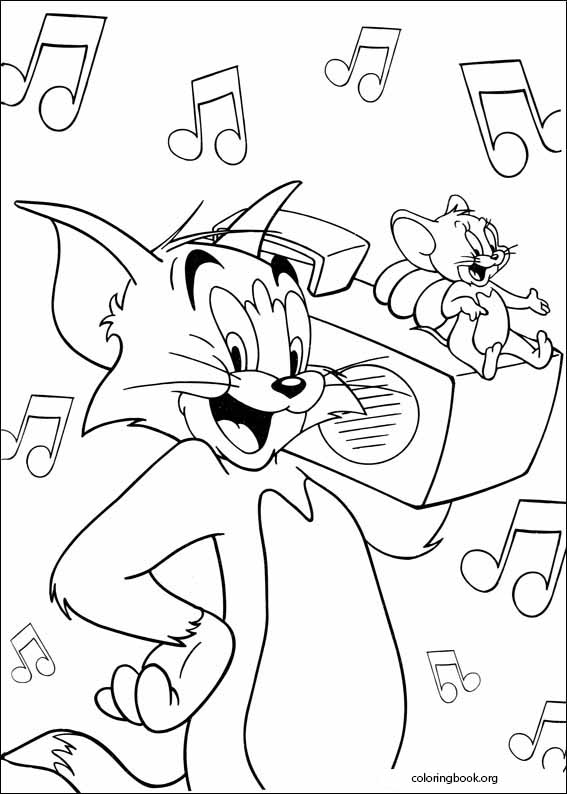 Tom And Jerry coloring page (025)