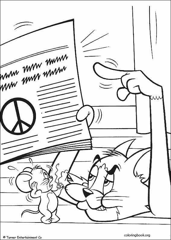 Tom And Jerry coloring page (058)