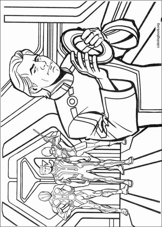 Tron coloring page (001)