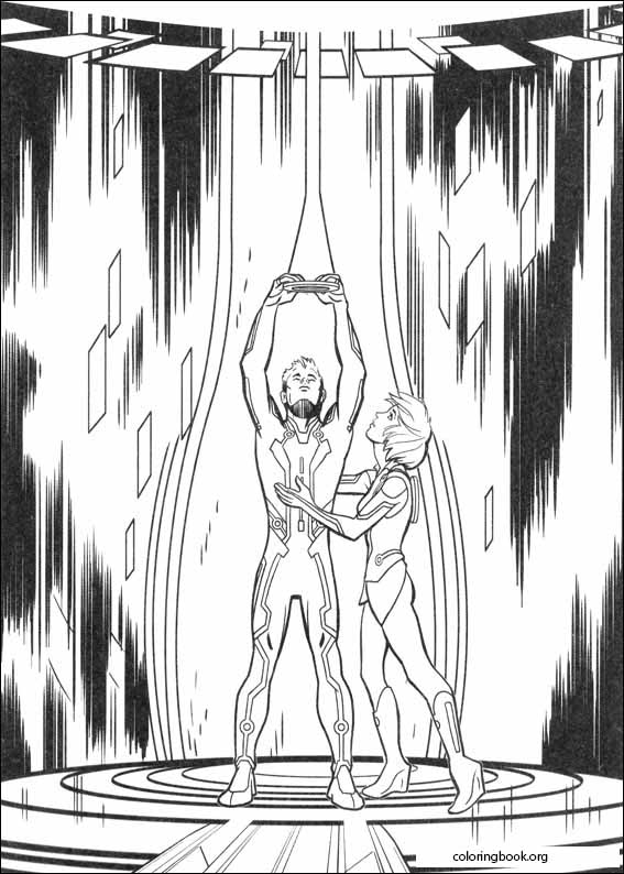 Tron coloring page (002)