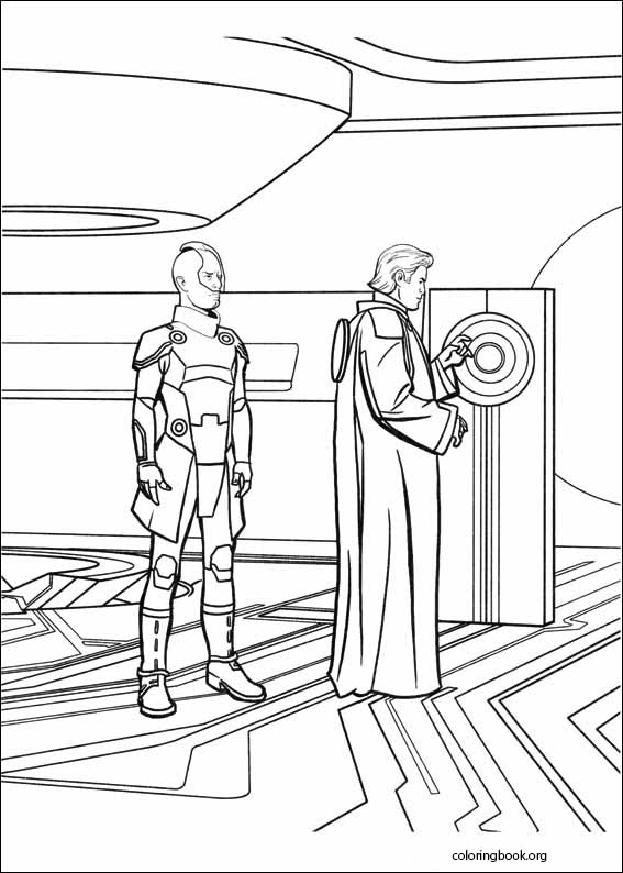 Tron coloring page (003)