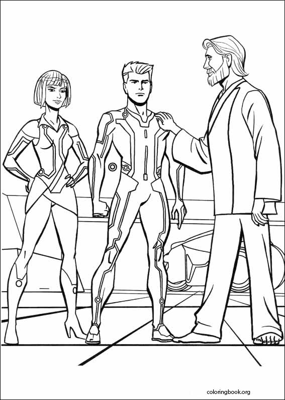 Tron coloring page (006)