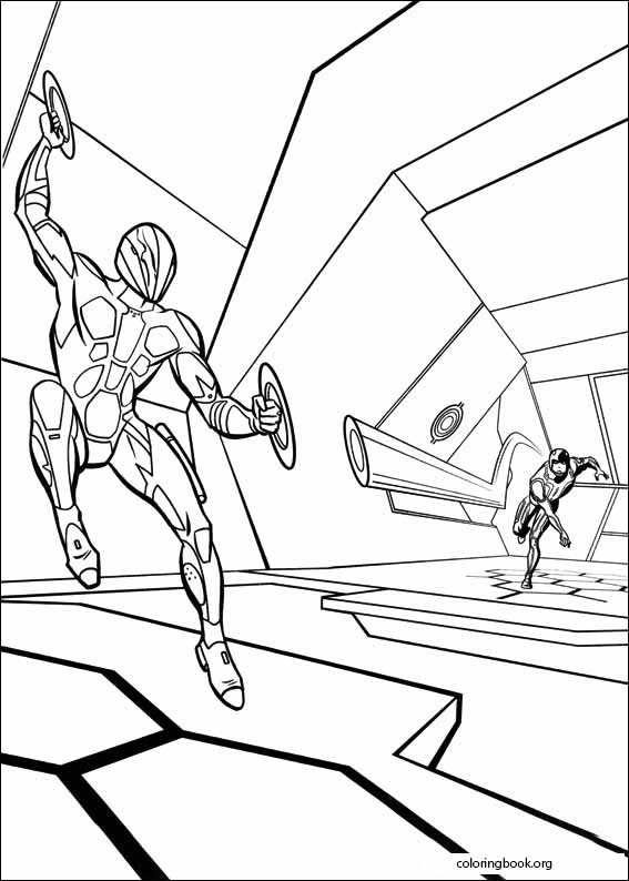 Tron coloring page (008)