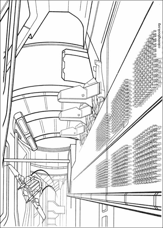 Tron coloring page (010)