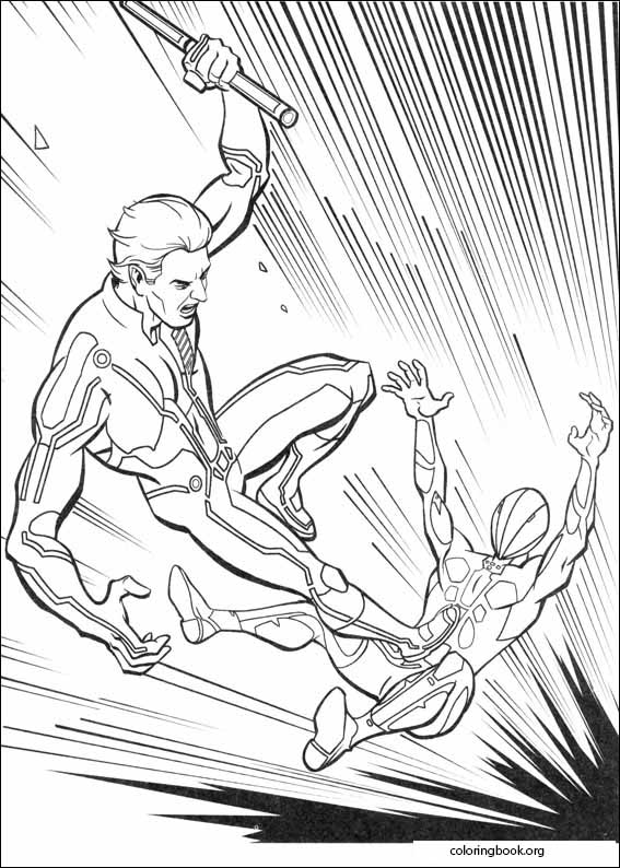 Tron coloring page (012)